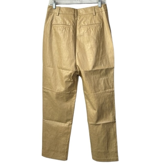 Rails Jo Cafe Faux Leather High Waist Tapered Leg Pants Size 6 - Picture 6 of 16